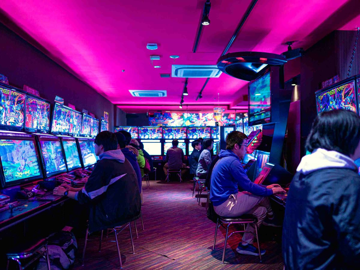 霓虹终端的脉冲场景
